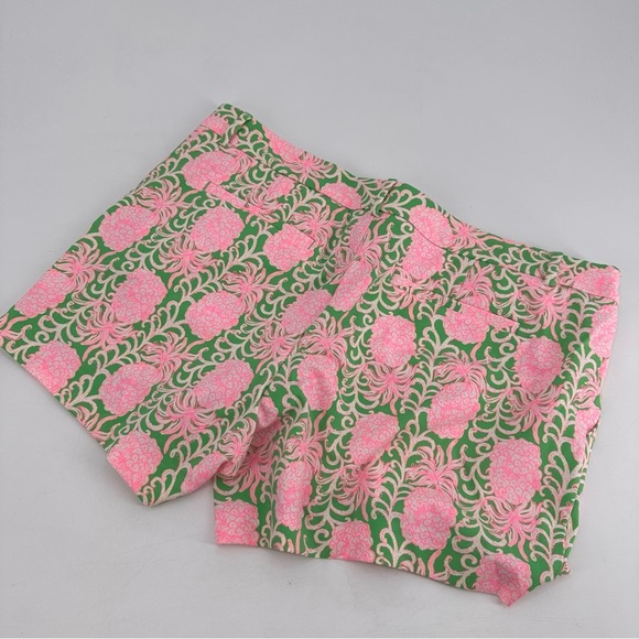 Lilly Pulitzer 5” Callahan Shorts Party Pineapple 14 - Picture 4 of 4